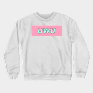 uwu Box Logo Crewneck Sweatshirt